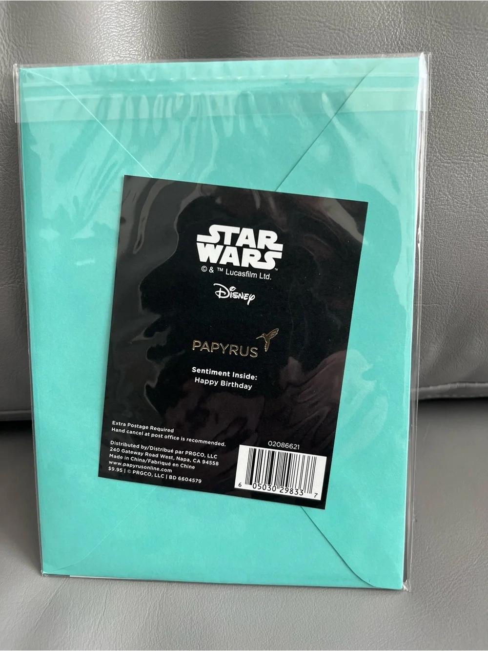 NEW PAPYRUS Star Wars “May the Fork Be With You” Birthday Card - copy